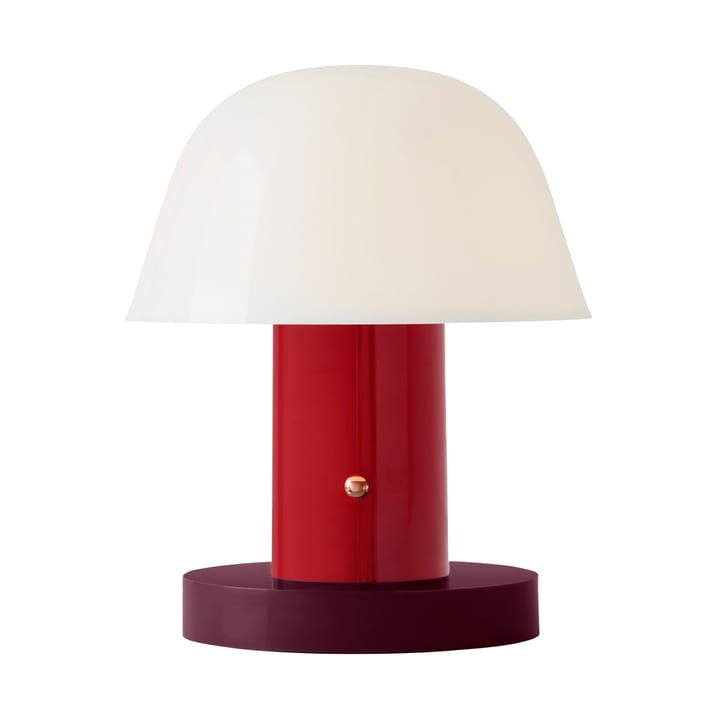 Setago JH27 -pöytälamppu, Maroon-grape &Tradition