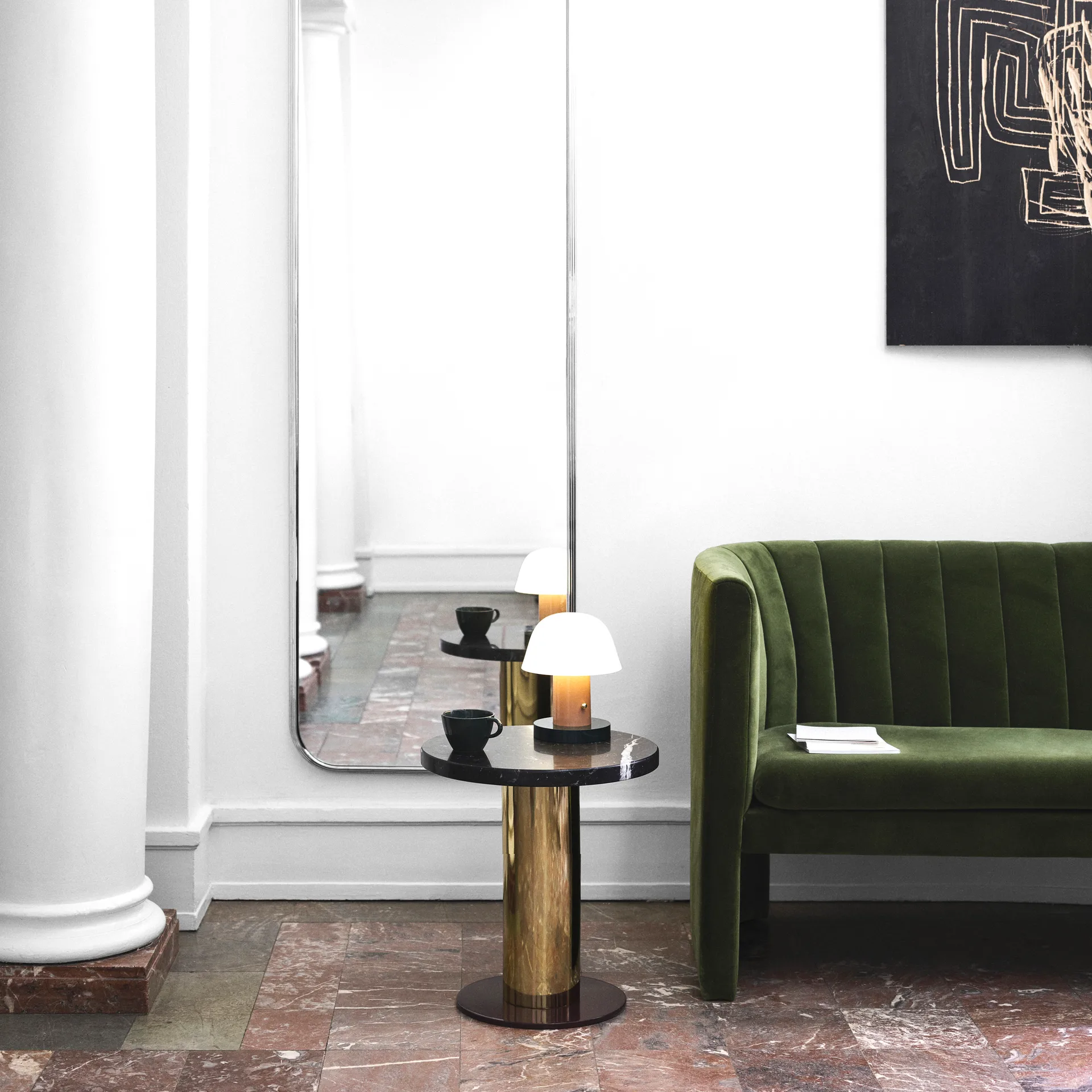 Setago JH27 -pöytälamppu, Nude-forest &Tradition