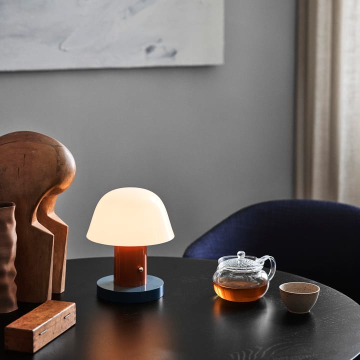 Setago JH27 -pöytälamppu, Rust-thunder &Tradition
