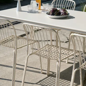 Thorvald Outdoor SC99 ruokapöytä 220 cm - Ivory - &Tradition