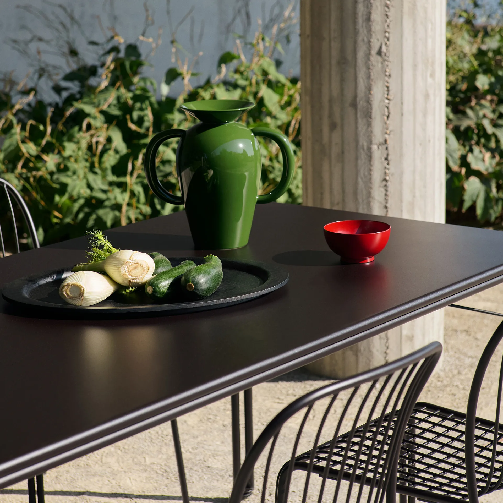 Thorvald Outdoor SC99 ruokapöytä 220 cm, Warm black &Tradition