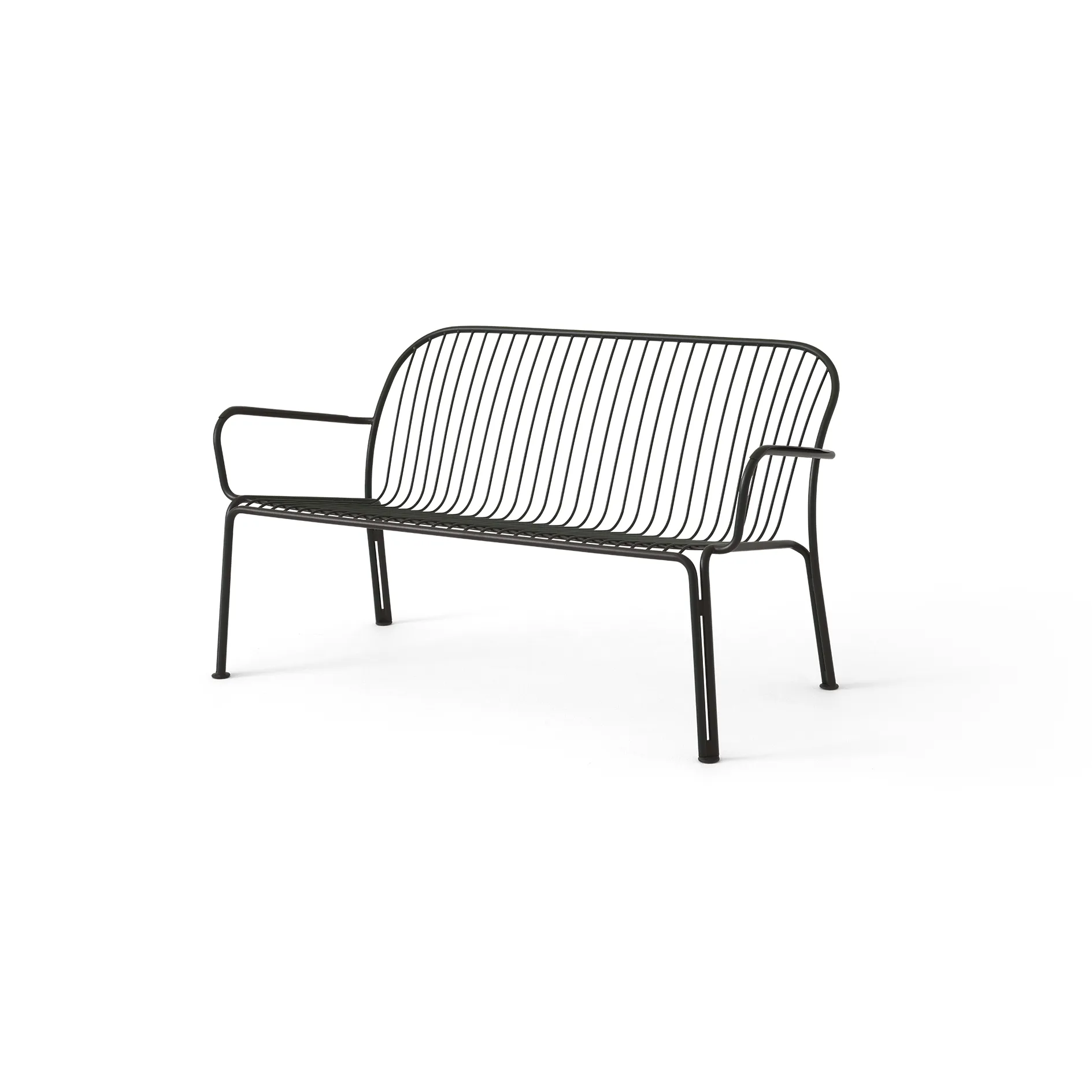 Thorvald SC110 lounge-sohva, Warm black, 143 cm &Tradition