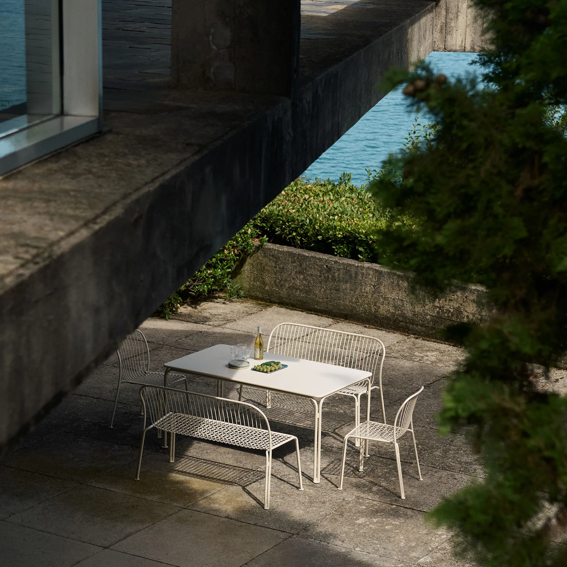 Thorvald SC111 penkki, Ivory, 129 cm &Tradition