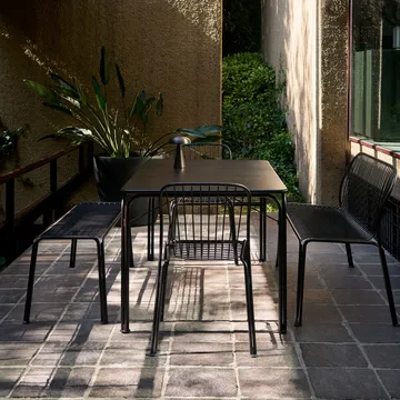 Thorvald SC113 ruokapöytä - Warm black, 160 cm - &Tradition