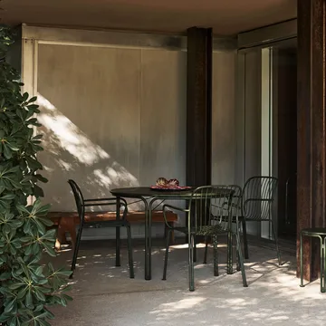 Thorvald SC98 ruokapöytä Ø115 cm - Bronze green - &Tradition