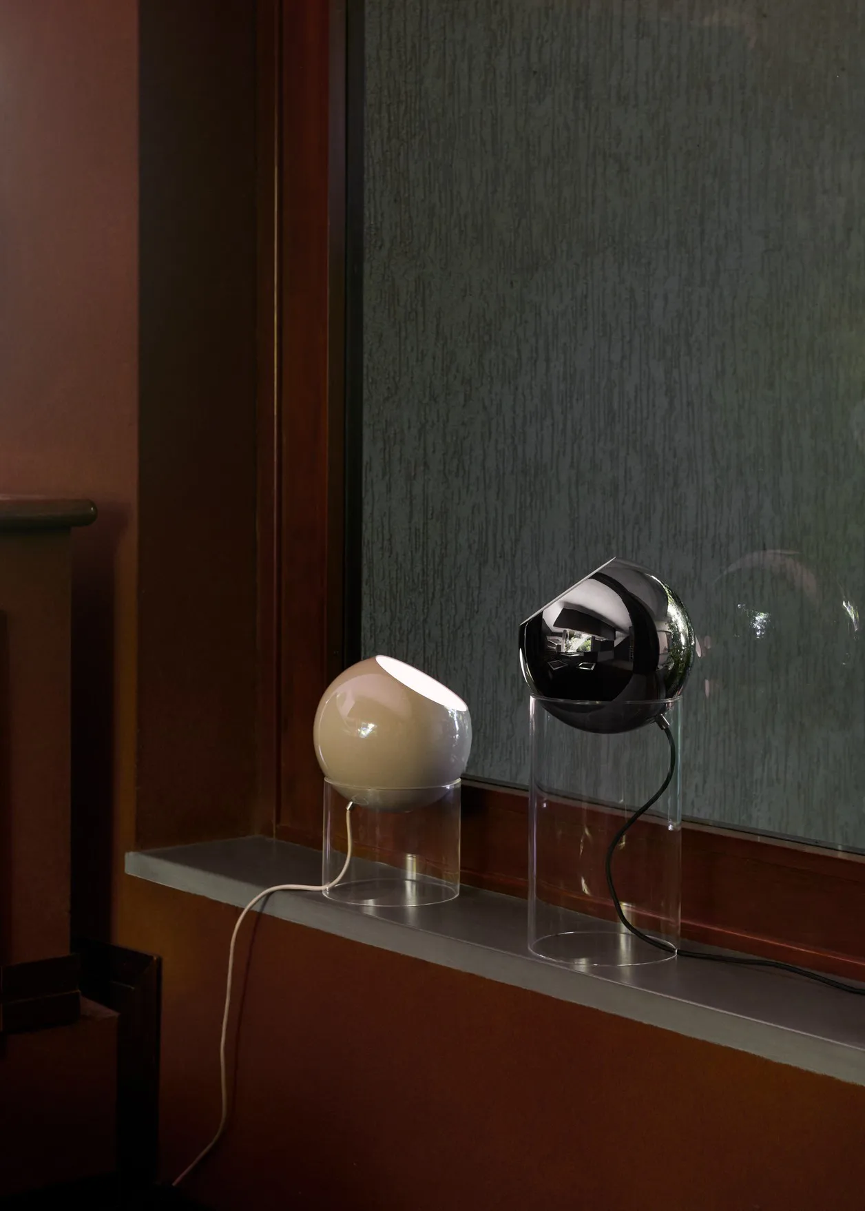 Topan VP13 pöytävalaisin 31,5 cm, Clear-grey beige &Tradition