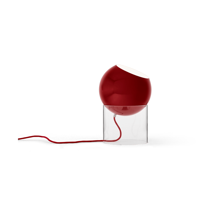 Topan VP13 pöytävalaisin 31,5 cm, Clear-vermilion red &Tradition