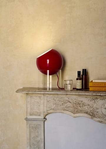 Topan VP13 pöytävalaisin 31,5 cm - Clear-vermilion red - &Tradition