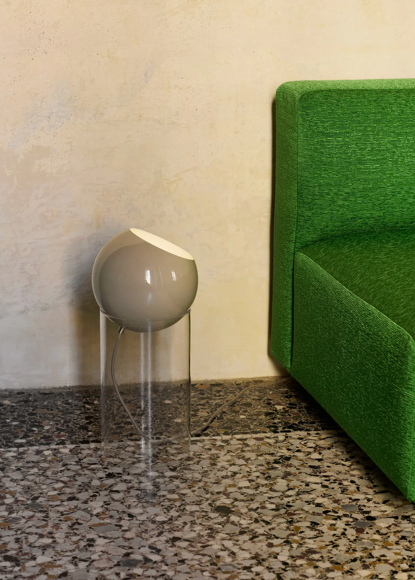 Topan VP14 lattiavalaisin 46,5 cm, Clear-grey beige &Tradition