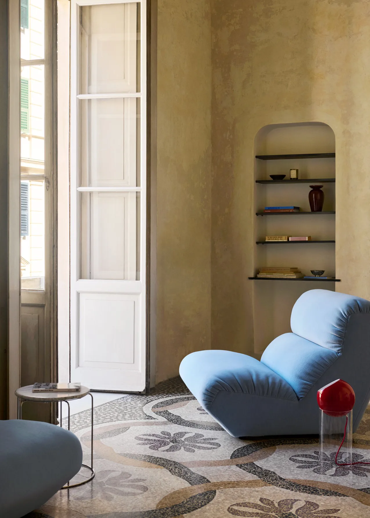 Topan VP14 lattiavalaisin 46,5 cm, Clear-vermilion red &Tradition