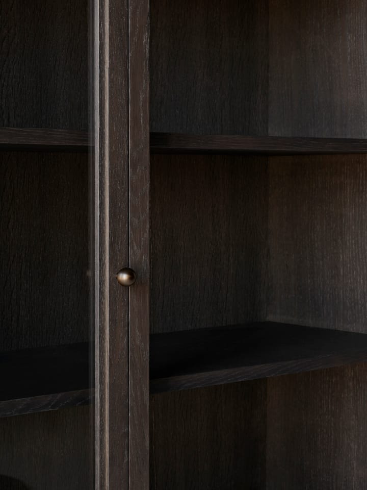 Trace SC88 -vitriinikaappi 120 x 192 x 40 cm, Dark stained oak &Tradition