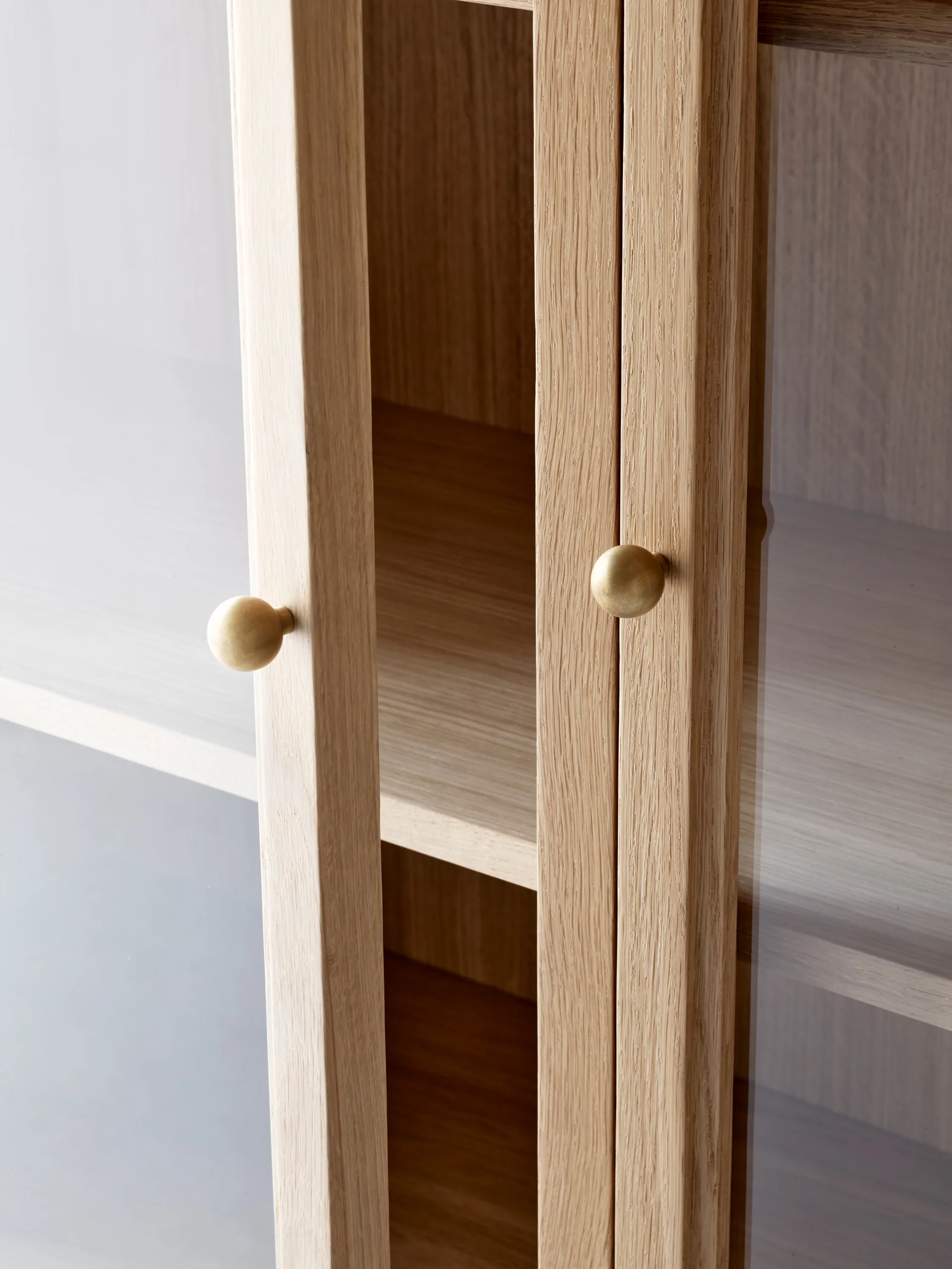 Trace SC88 -vitriinikaappi 120 x 192 x 40 cm, Natural natural oak &Tradition