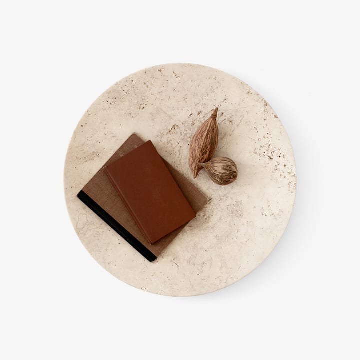 Travertine lautanen SC55, Ø 50 cm &Tradition