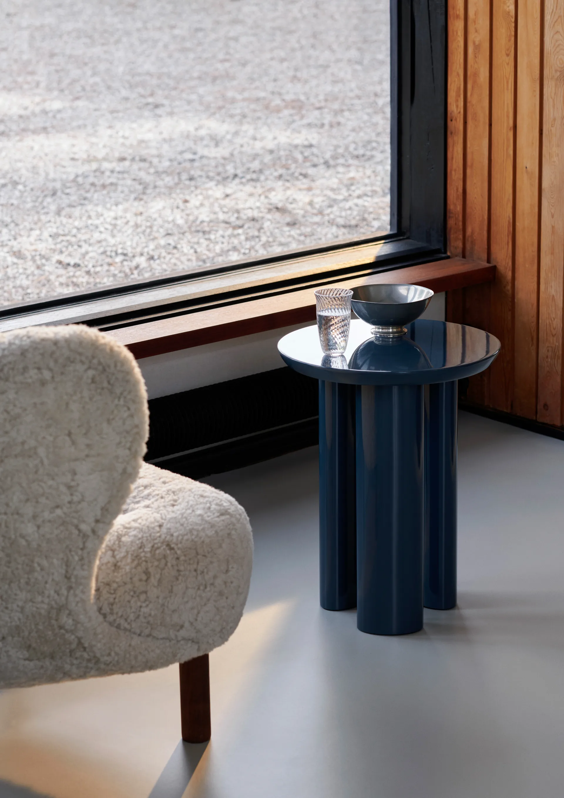 Tung JA3 -sivupöytä, Steel blue &Tradition