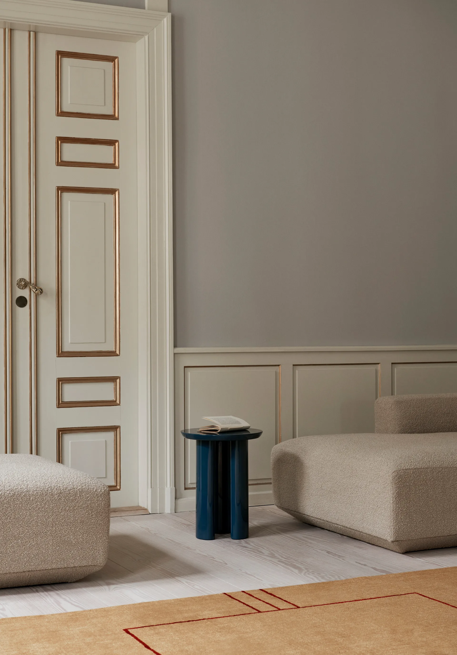 Tung JA3 -sivupöytä, Steel blue &Tradition