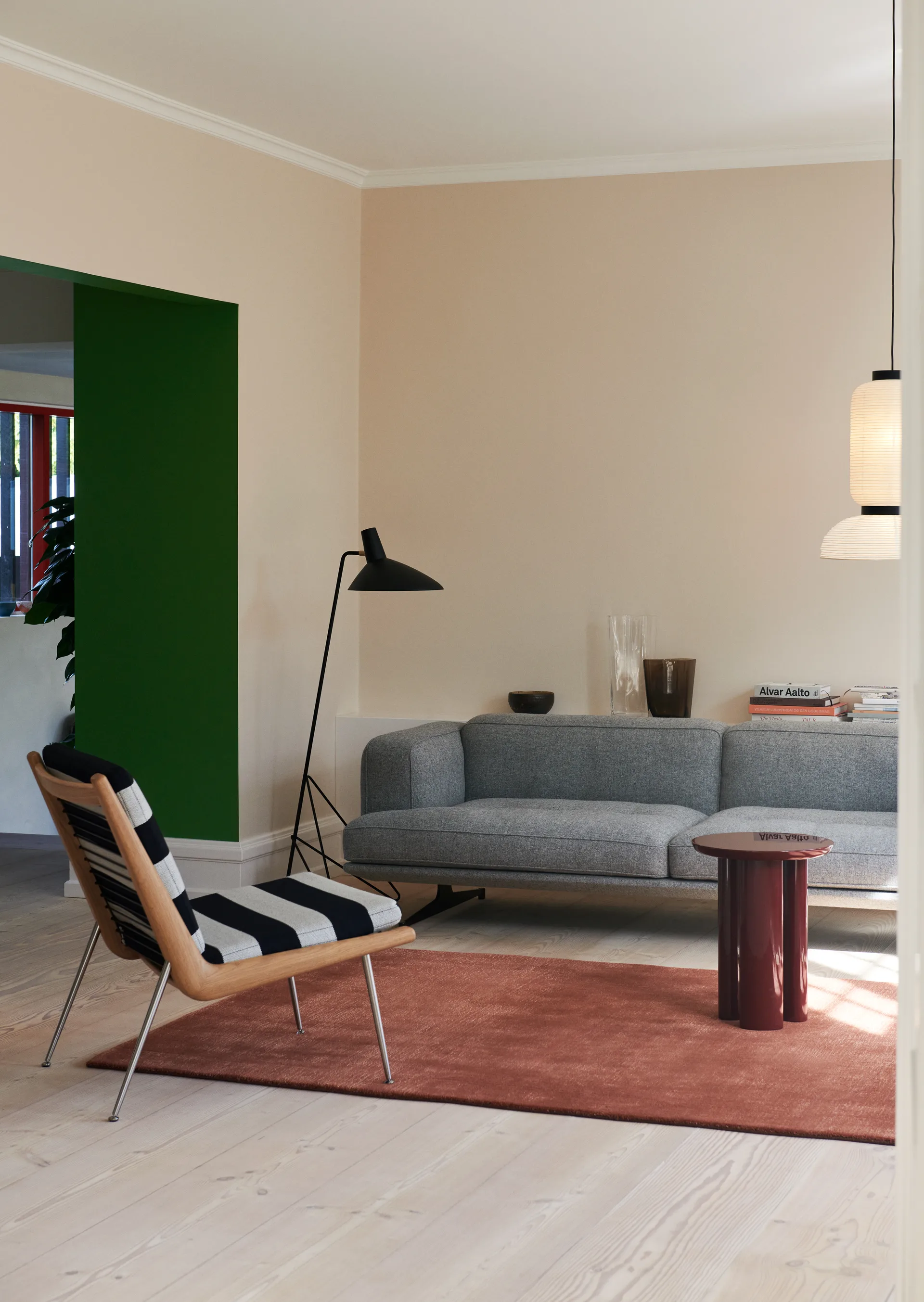 Tuo Moer AP19 matto 200x300cm, Red heather &Tradition