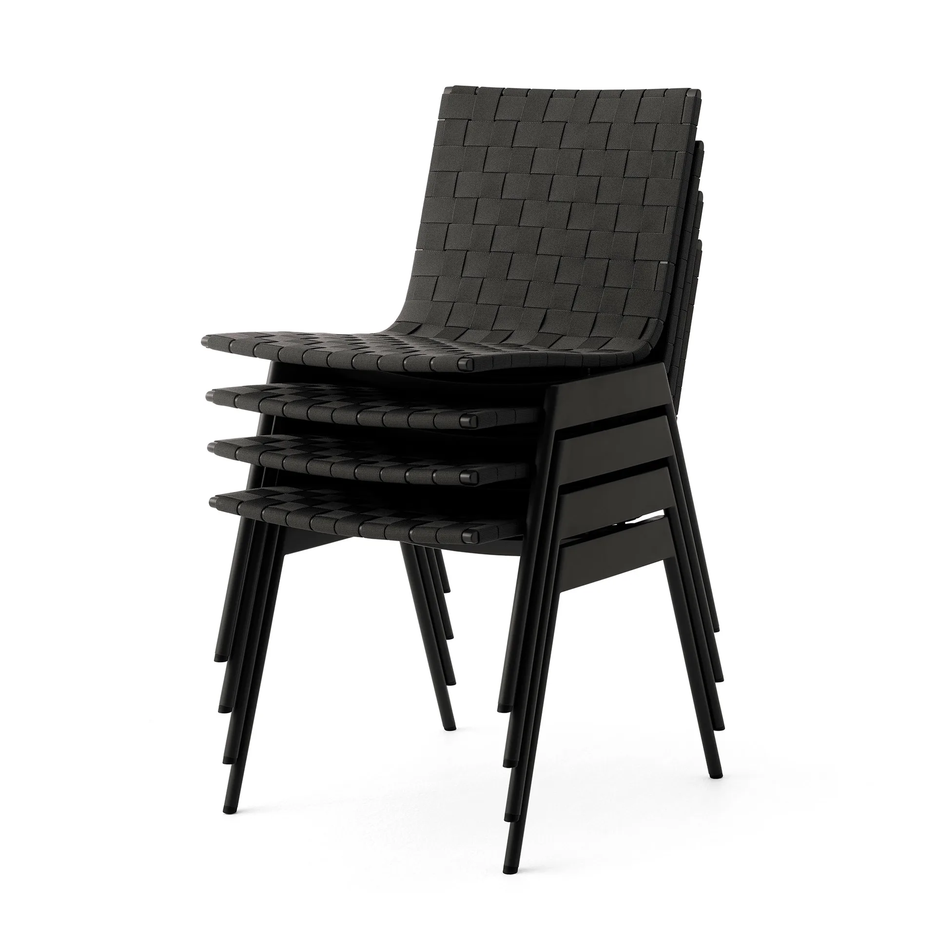 Ville Outdoor AV33 tuoli, Warm black &Tradition