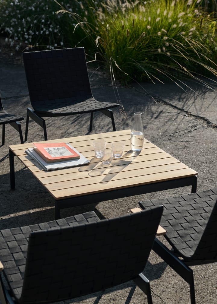 Ville Outdoor AV50 sohvapöytä, Warm black-teak &Tradition