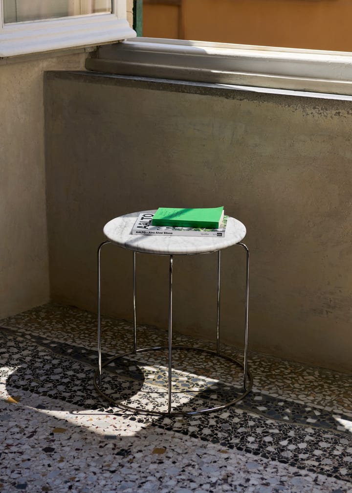Wire Stool VP11 pöytälevy Ø38 cm, Marmori Bianco Carrara &Tradition