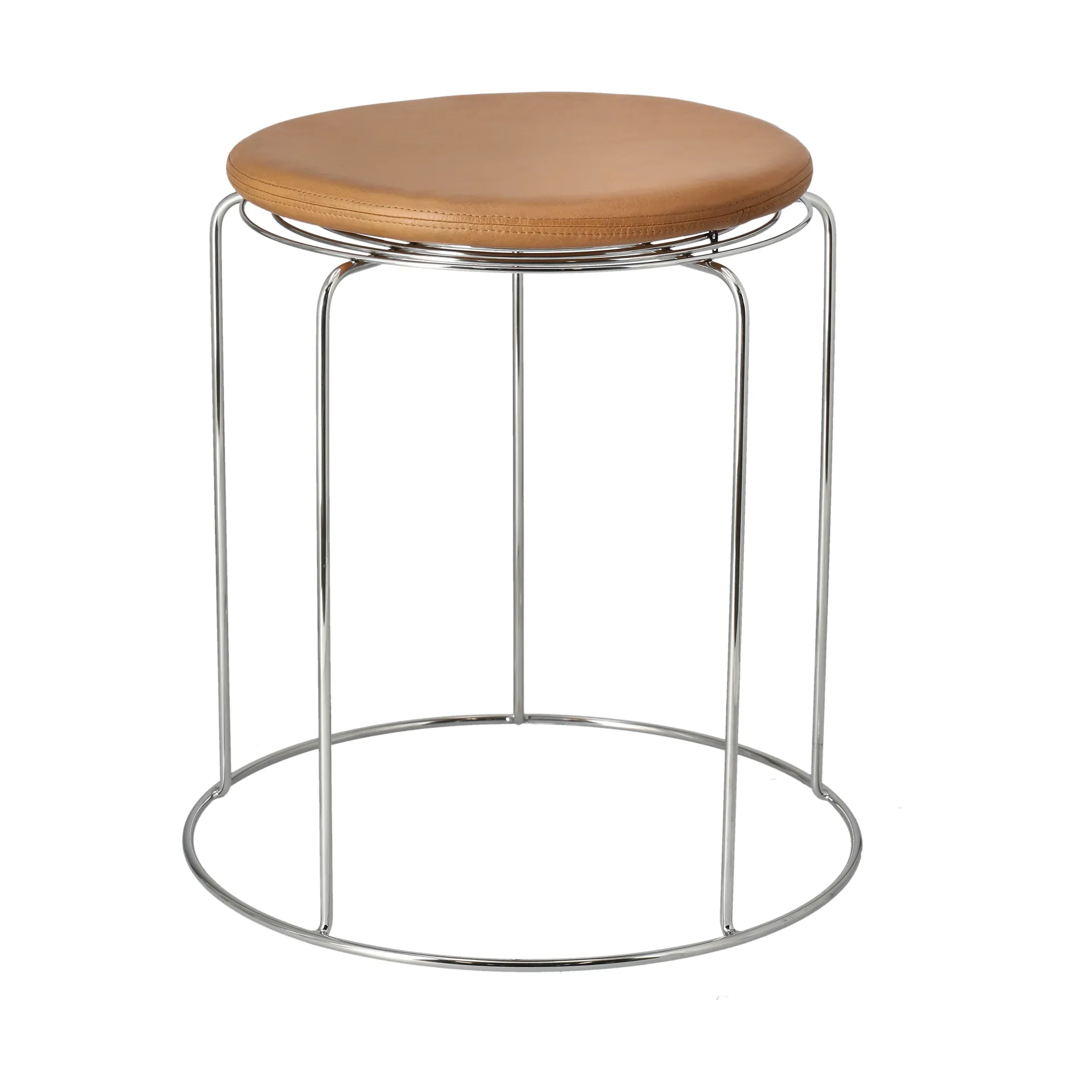 Wire VP11 istuintyyny, Noble leather cognac &Tradition