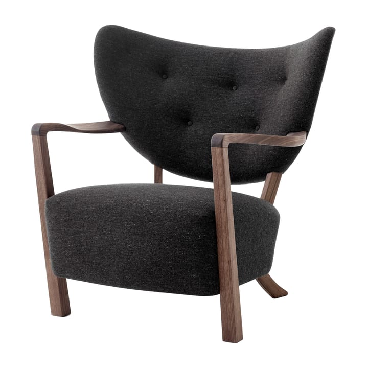 Wulff Lounge Chair ATD2 -nojatuoli - Öljytty saksanpähkinä-Hallingdal - &Tradition