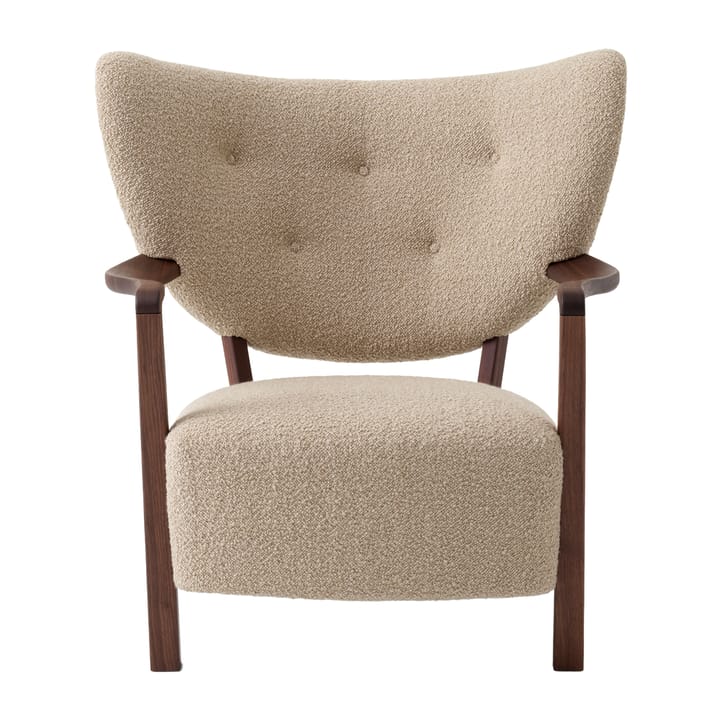 Wulff Lounge Chair ATD2 -nojatuoli, Öljytty saksanpähkinä-Karakorum &Tradition