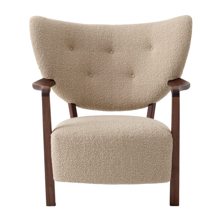 Wulff Lounge Chair ATD2 -nojatuoli - Öljytty saksanpähkinä-Karakorum - &Tradition