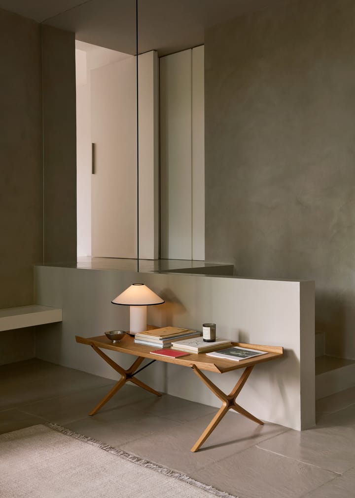 X HM13 sohvapöytä 61x120 cm, Lacquered oak-walnut inserts &Tradition