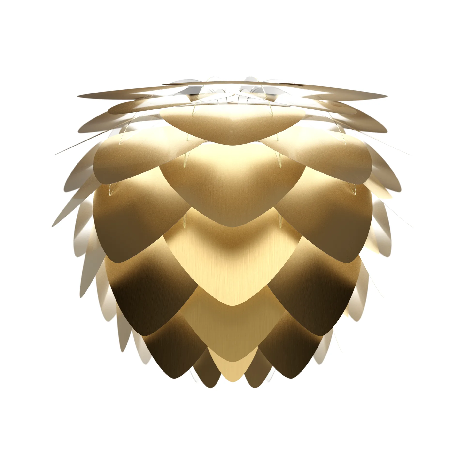 Aluvia valaisin harjattu messinki, 40 cm Umage