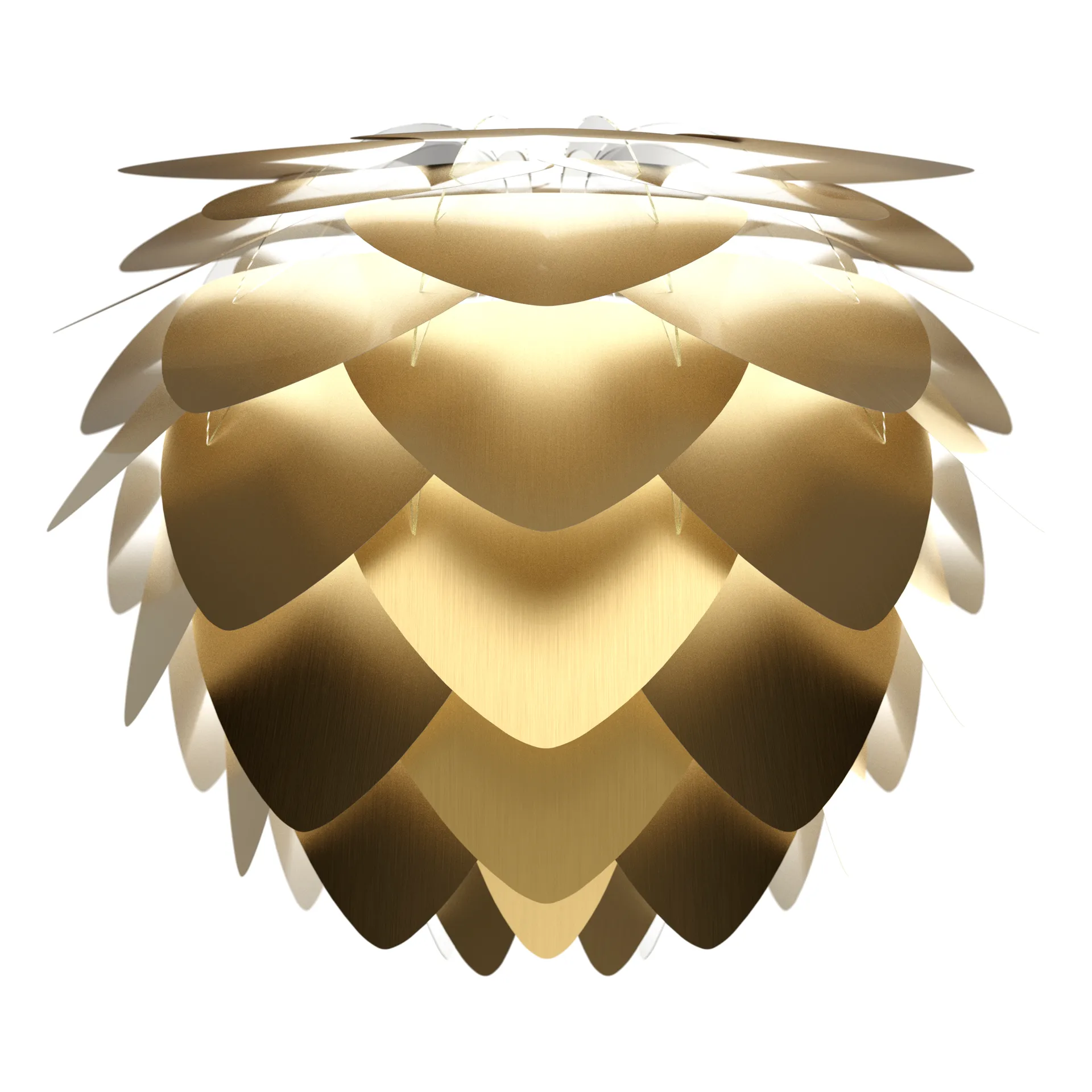 Aluvia valaisin harjattu messinki, 59 cm Umage