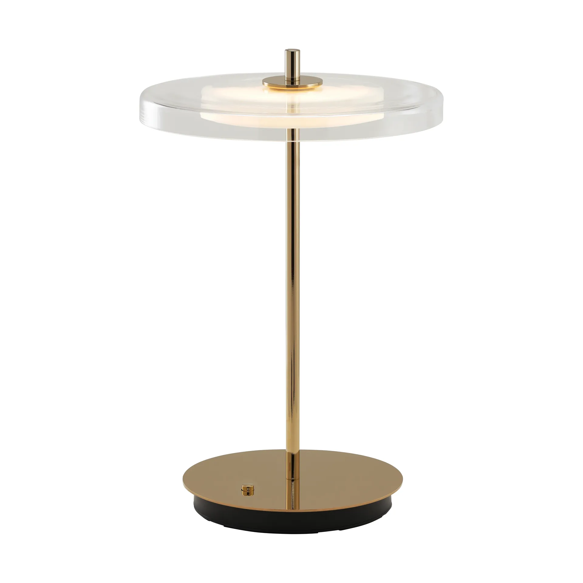 Asteria Move -pöytävalaisin, Lasipuhallettu messinki Umage