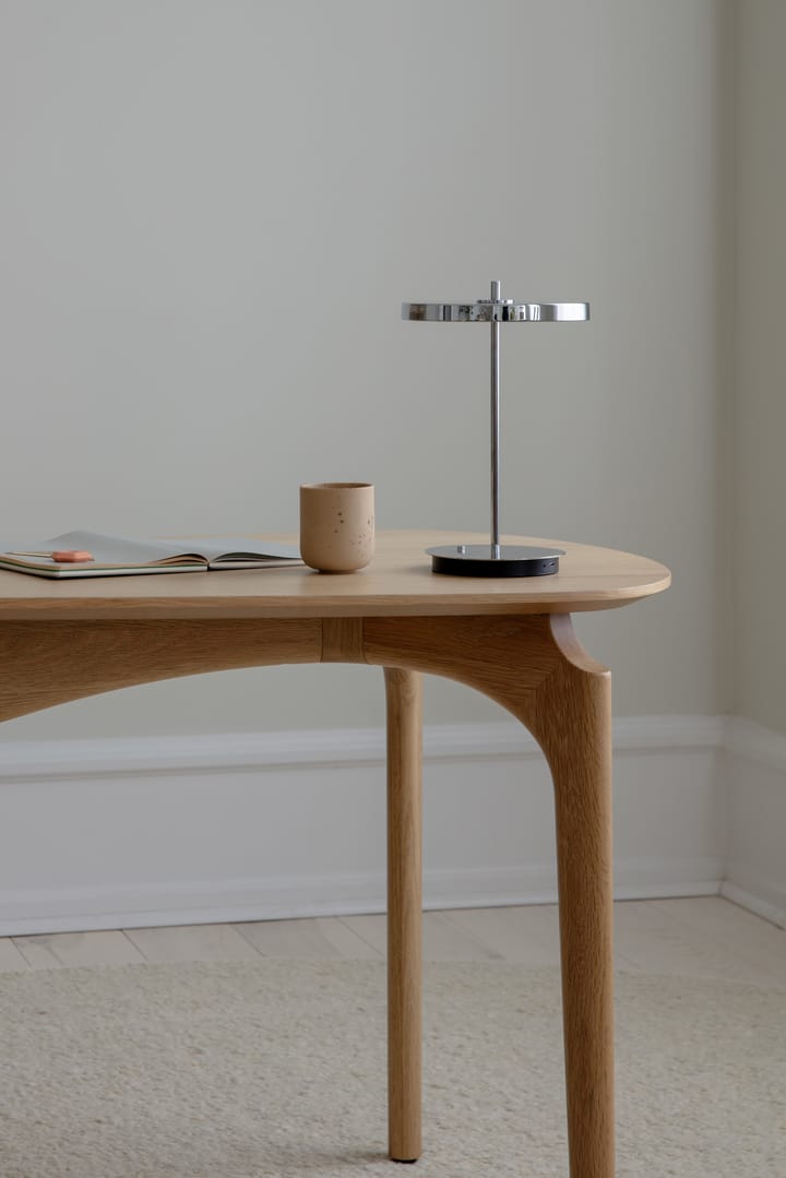 Asteria Move -pöytävalaisin, Polished steel Umage