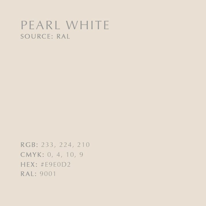 Asteria Up plafondi medium, Pearl white Umage