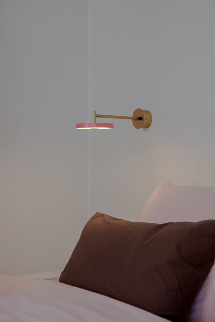 Asteria Wall pitkä seinävalaisin, Nuance rose Umage