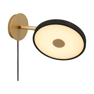 Asteria Wall seinälamppu - Short, Black-brass - Umage