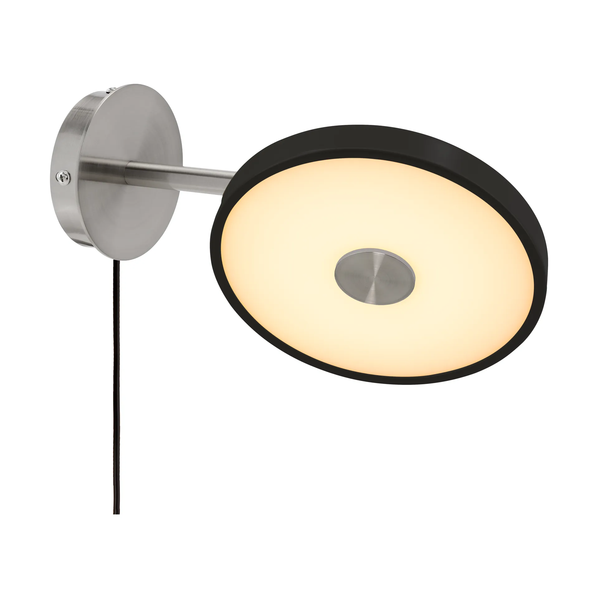 Asteria Wall seinälamppu, Short, Black-chrome Umage