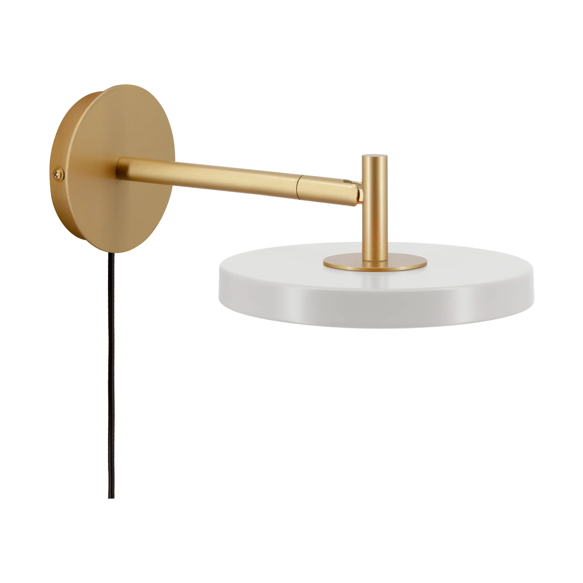 Asteria Wall seinälamppu, Short, Nuance mist-brass Umage