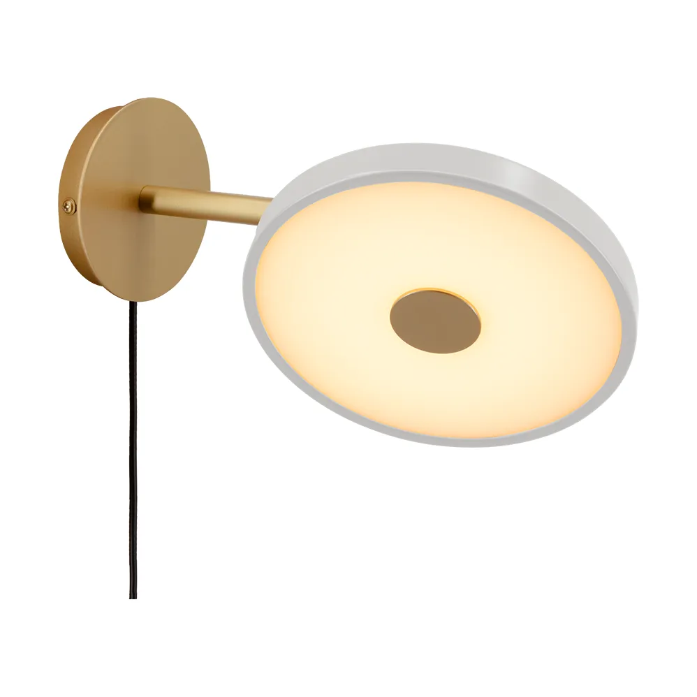 Asteria Wall seinälamppu, Short, Nuance mist-brass Umage