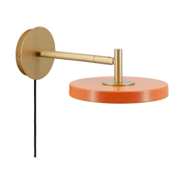 Asteria Wall seinälamppu - Short, Nuance orange-brass - Umage