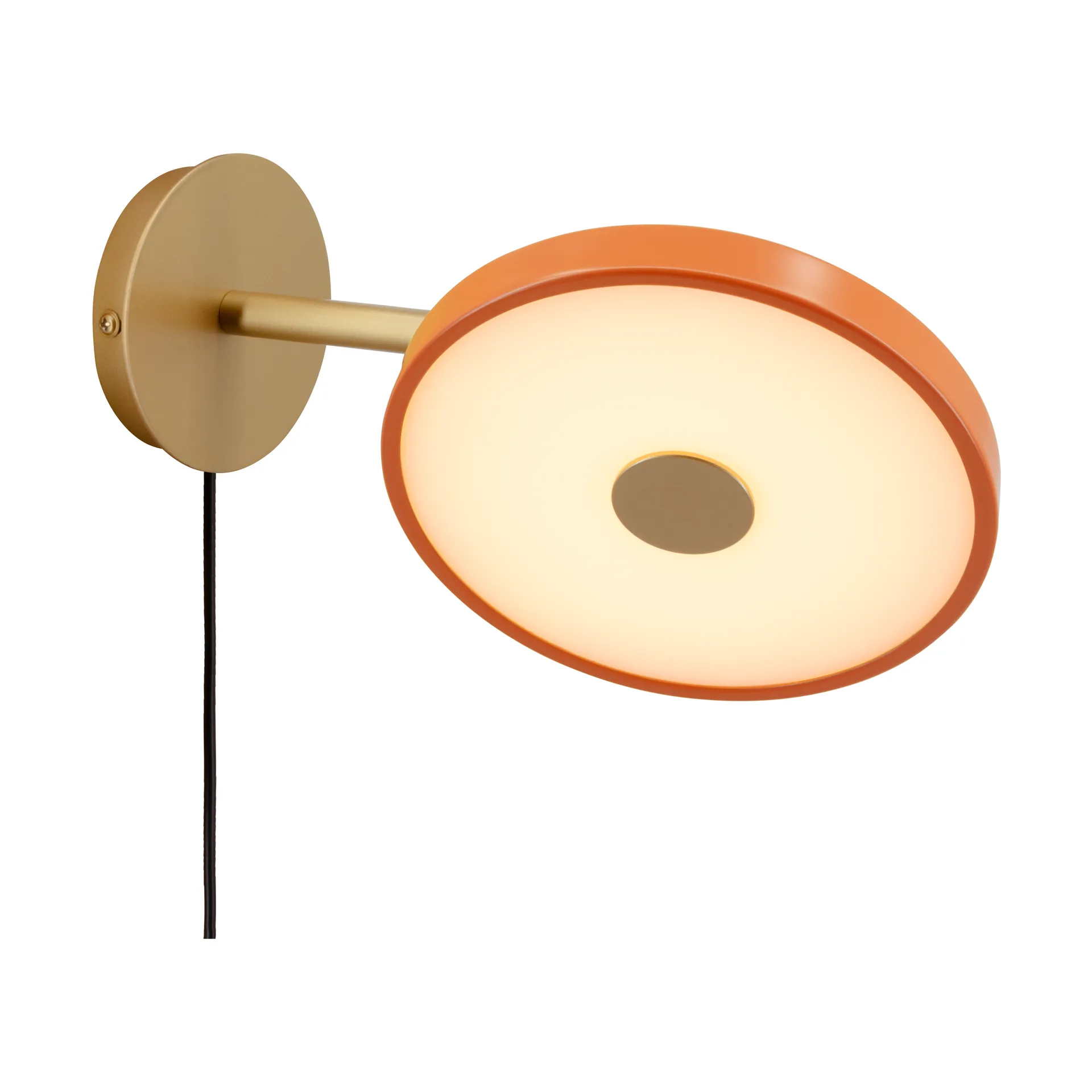Asteria Wall seinälamppu, Short, Nuance orange-brass Umage