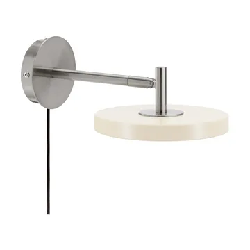 Asteria Wall seinälamppu - Short, Pearl white-chrome - Umage