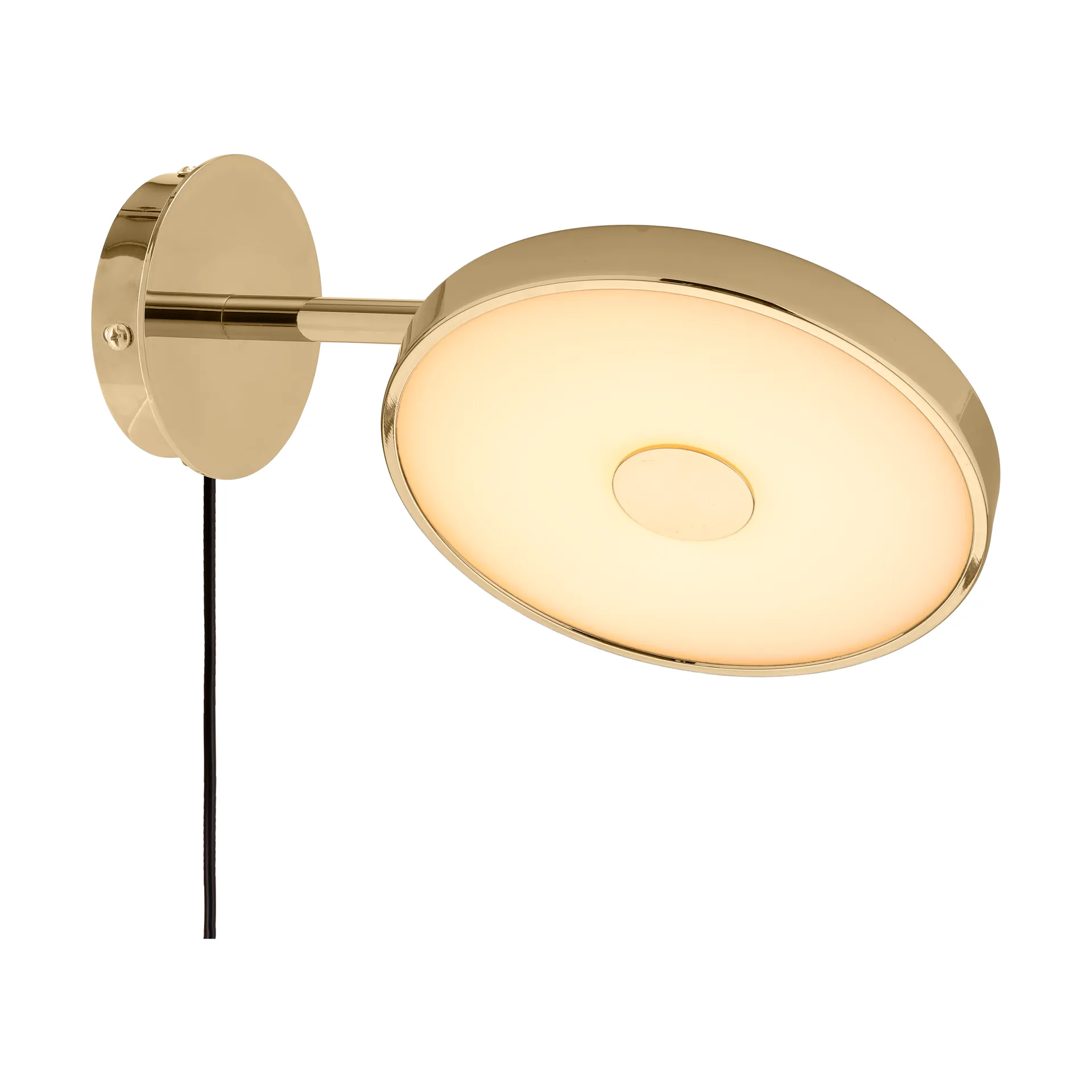 Asteria Wall seinälamppu, Short, Polished brass Umage