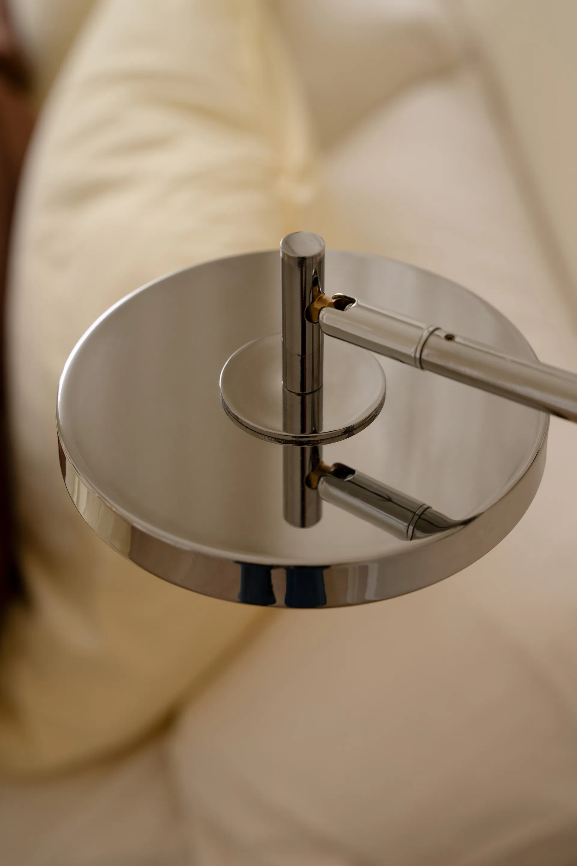 Asteria Wall seinälamppu, Short, Polished steel Umage