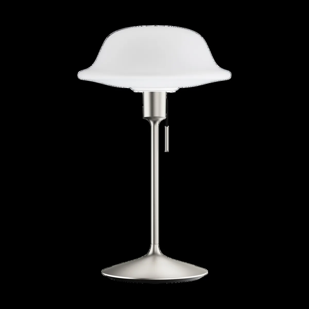 Umage Butler-pöytälamppu Valkoinen harjattu teräs