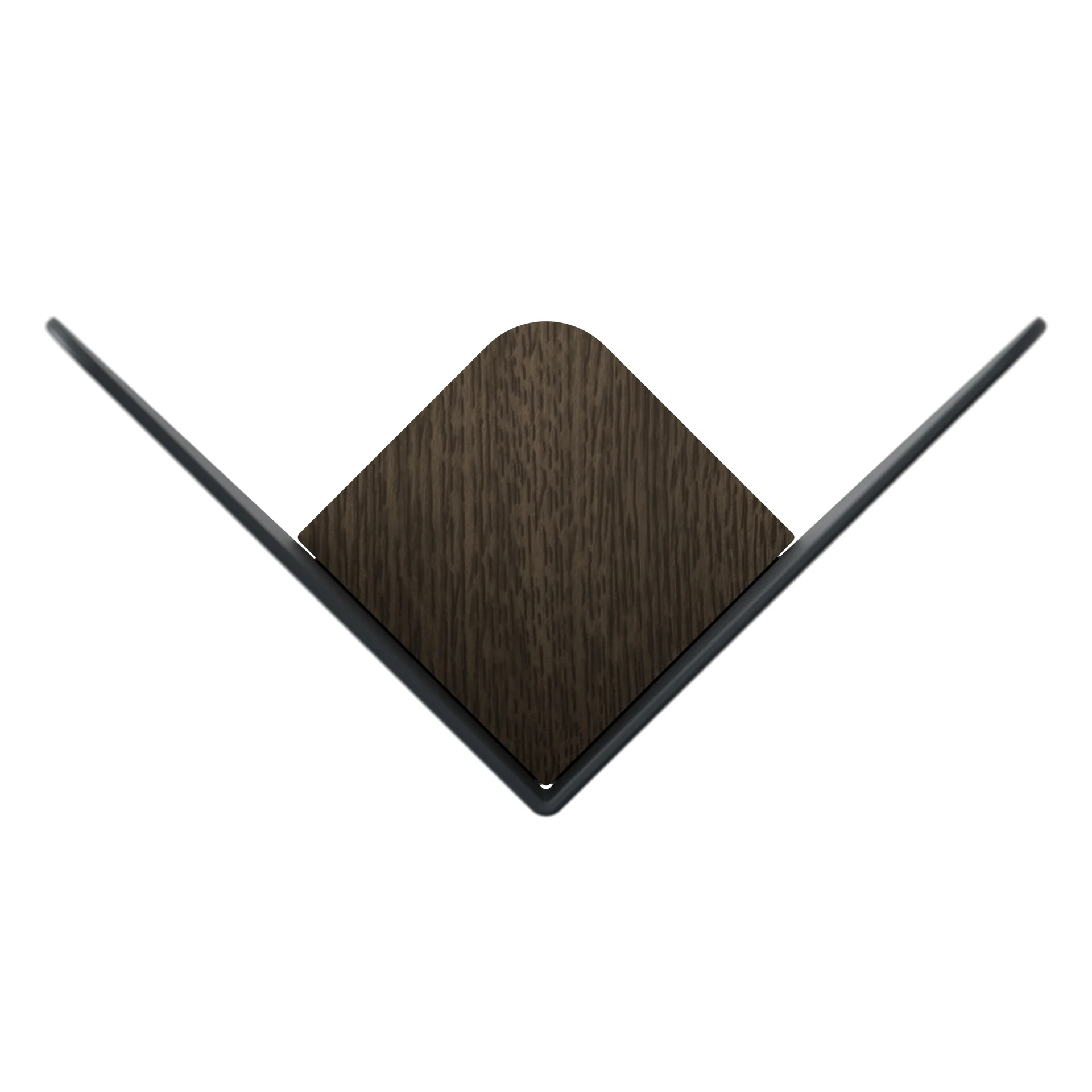 Butterflies -koukku keskikokoinen, Tummanharmaa Umage