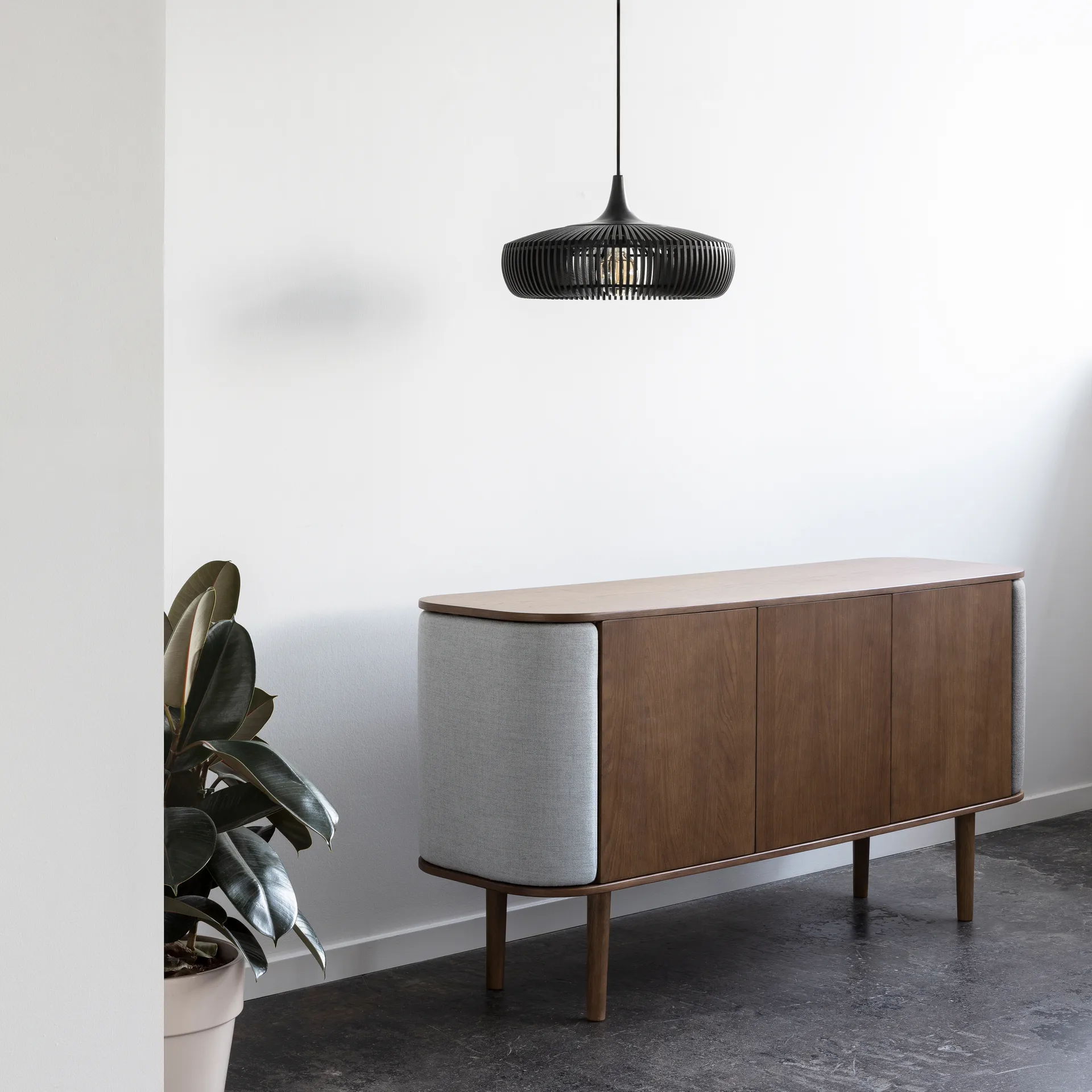 Clava Dine Wood varjostin Ø 43 cm, Black Umage