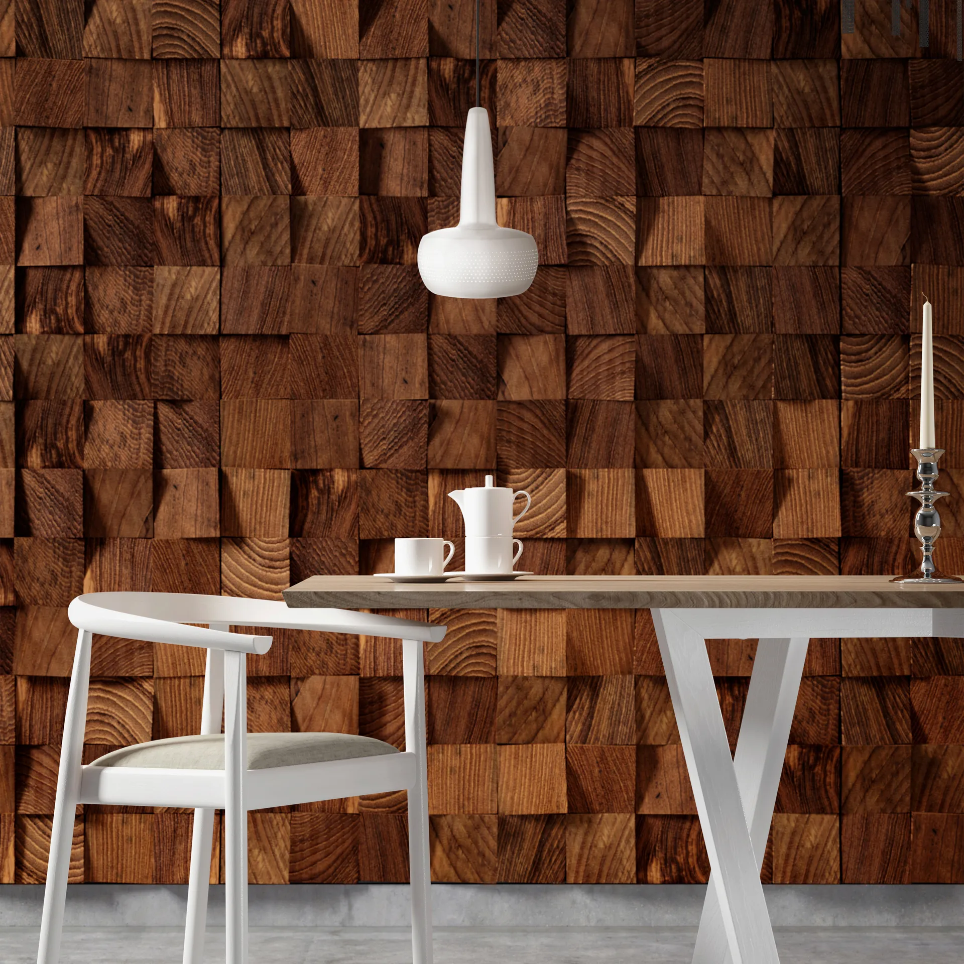 Clava kattovalaisin Ø 21,5 cm, Mattavalkoinen Umage