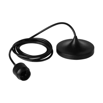 Cord Set Pro lamppukiinnike - Musta - Umage