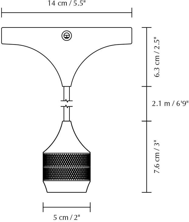 Cord Set Pro lamppukiinnike, Valkoinen Umage