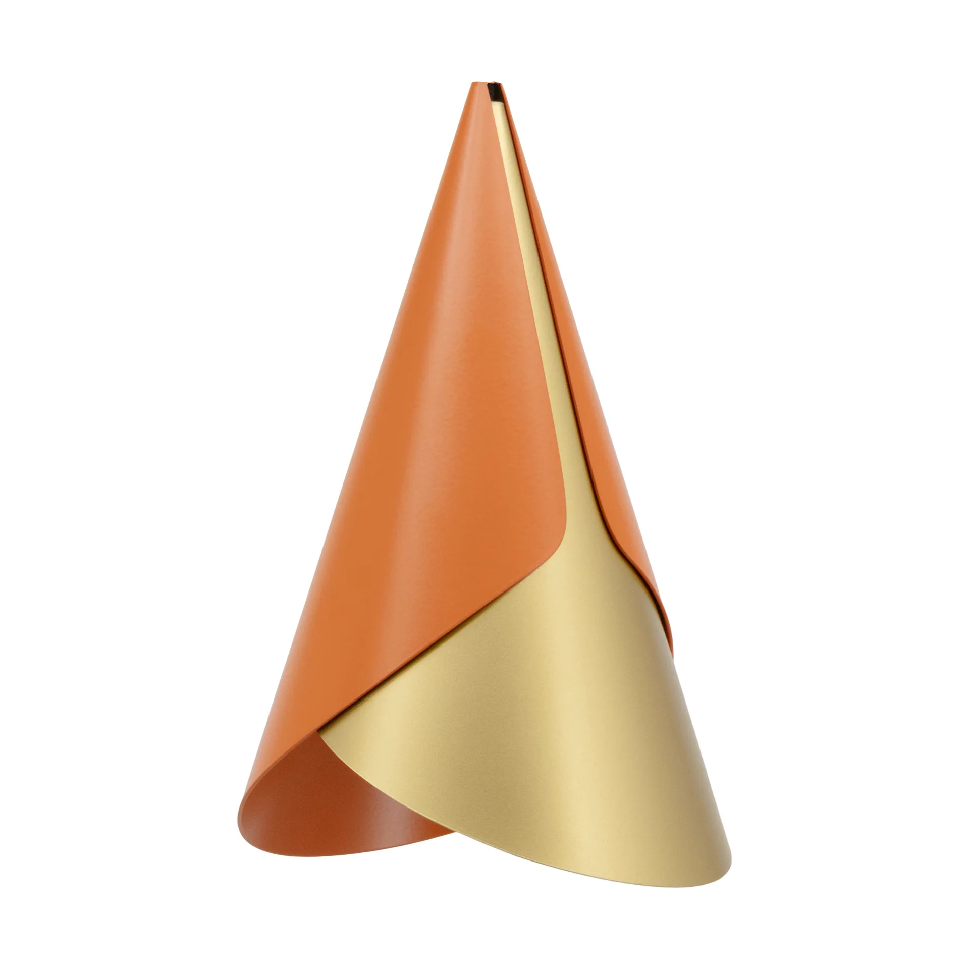 Cornet lampunvarjostin, Nuance orange-brass Umage